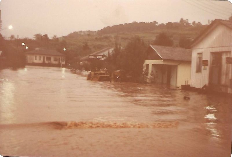 Enchente em 1983.