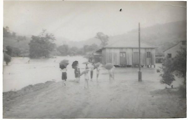 Enchente em 1972.